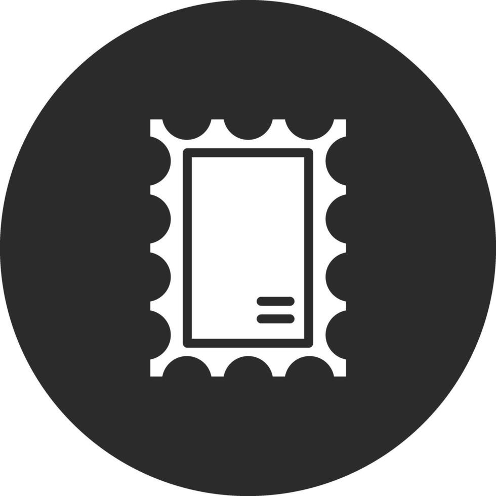 Post Stamp Vector Icon