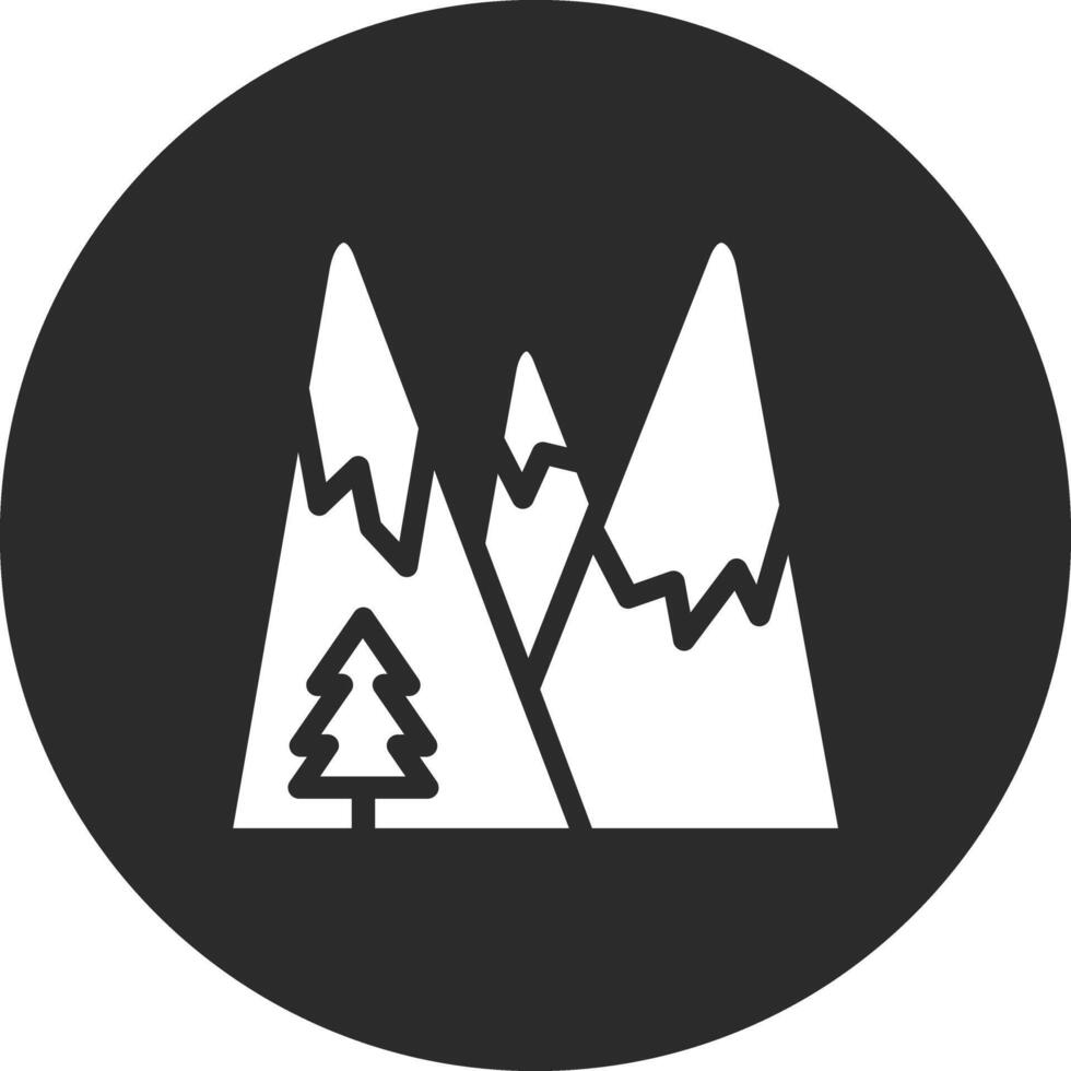 Mountains Landscape Vector Icon