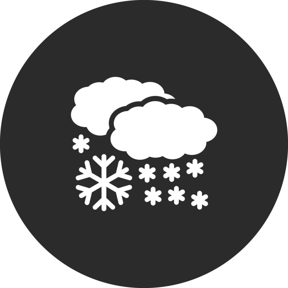 icono de vector nevado