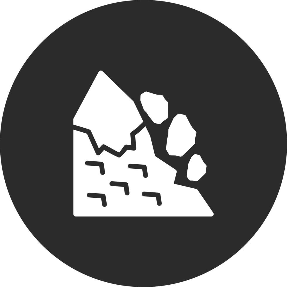 Snow Avalanche Vector Icon