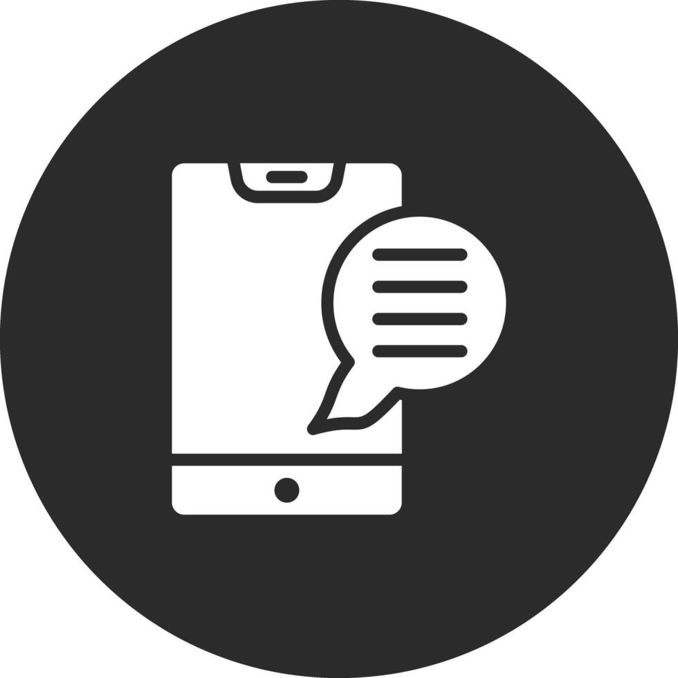 icono de vector de sms