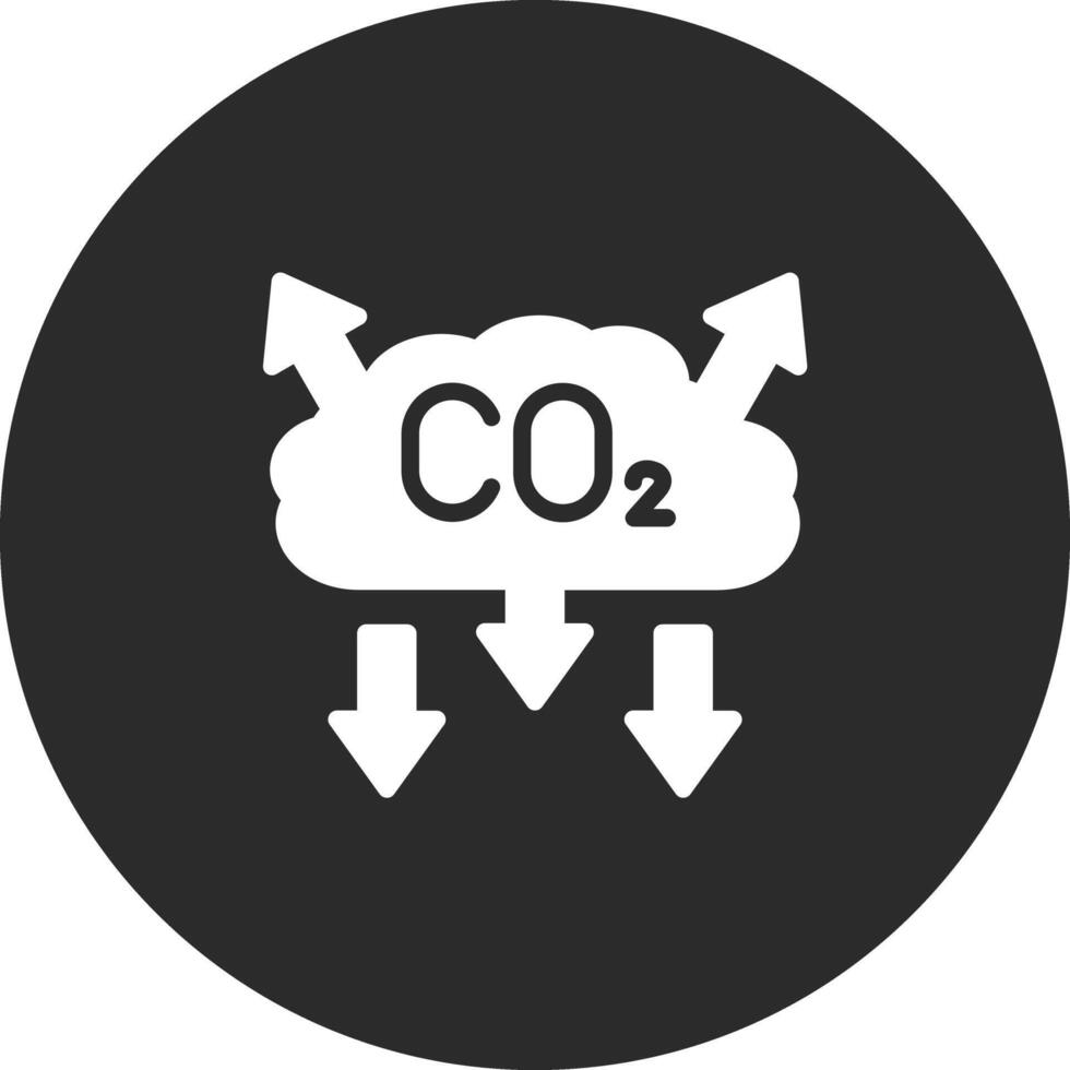 co2 contaminación vector icono