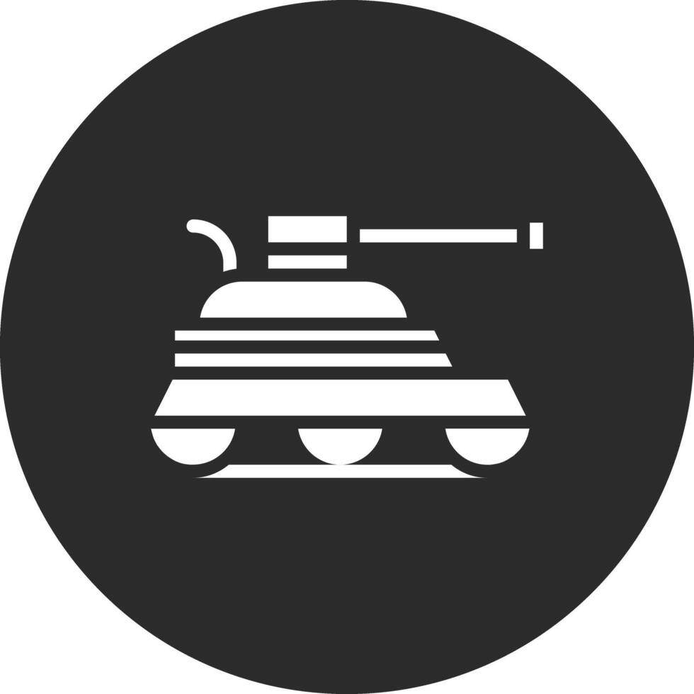 Ejército tanque vector icono