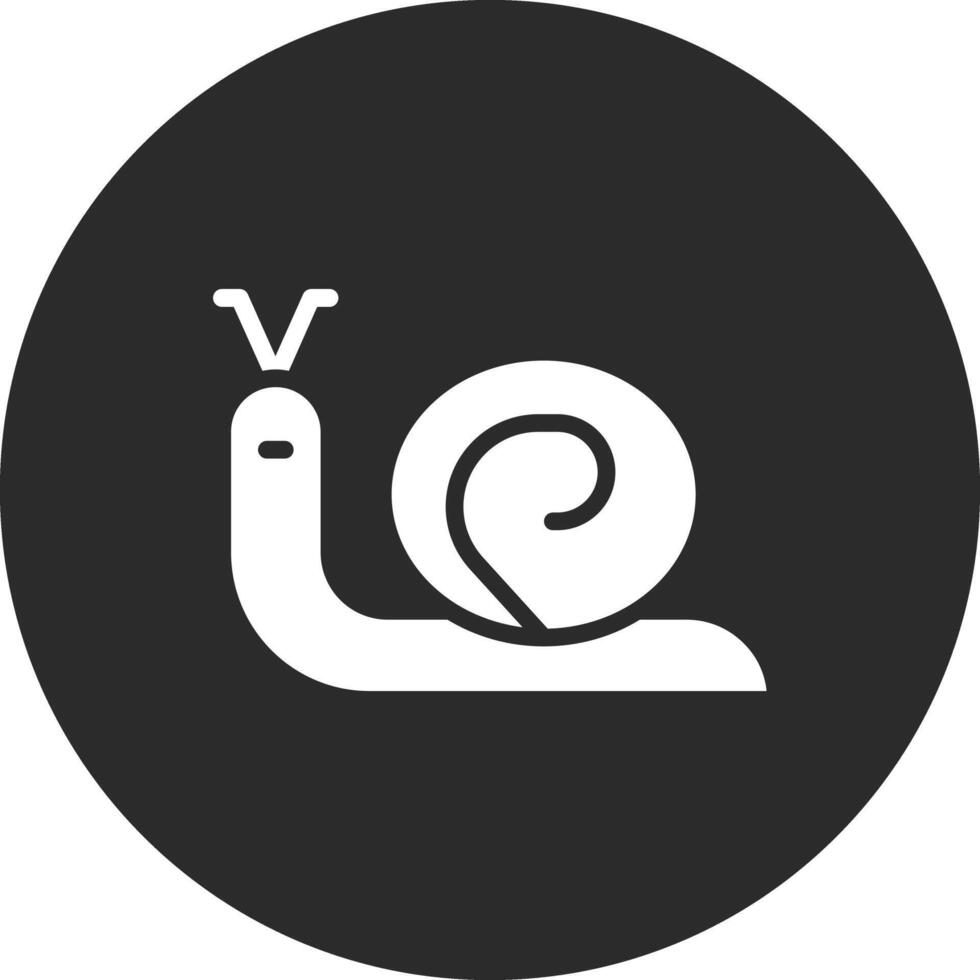 icono de vector de caracol