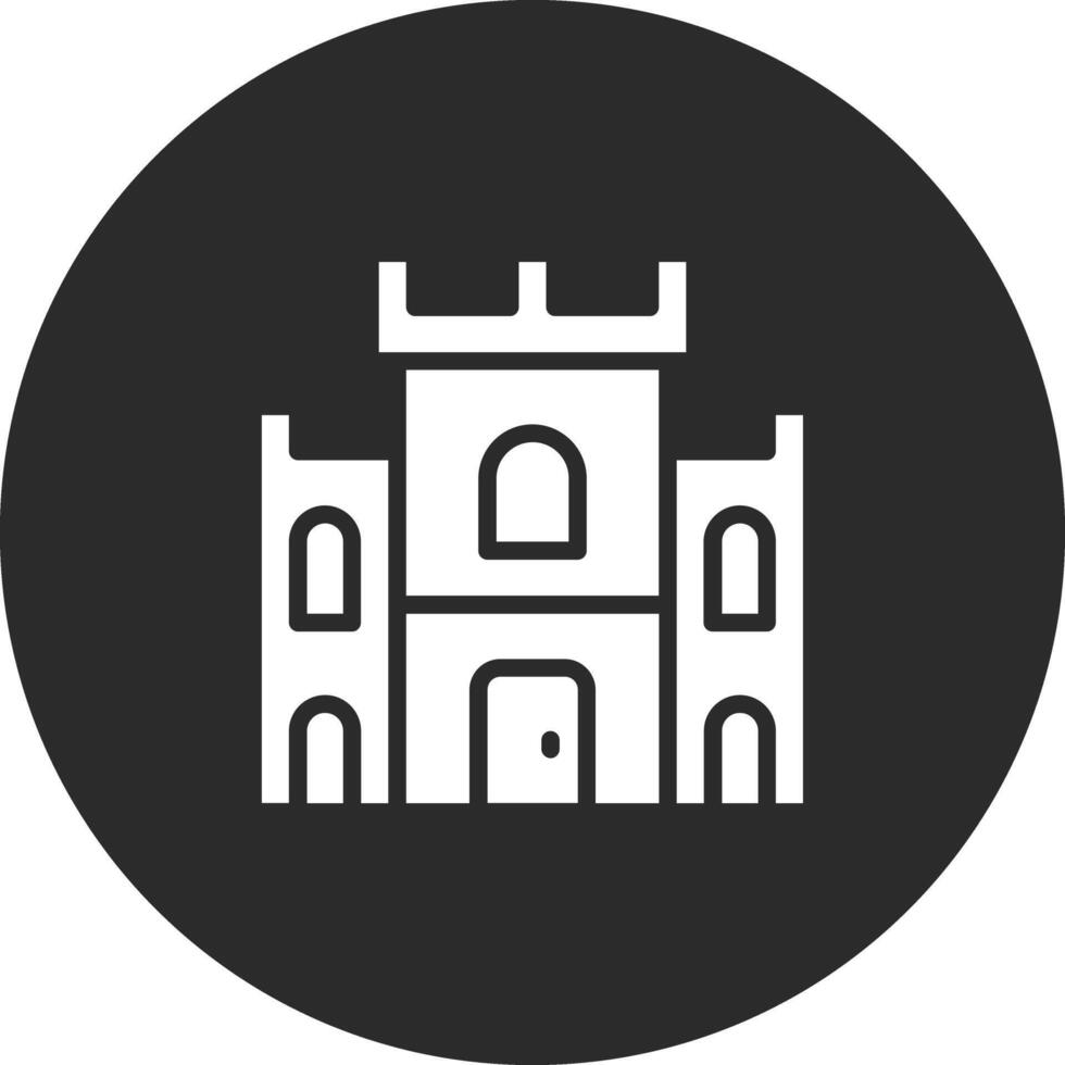 icono de vector de castillo