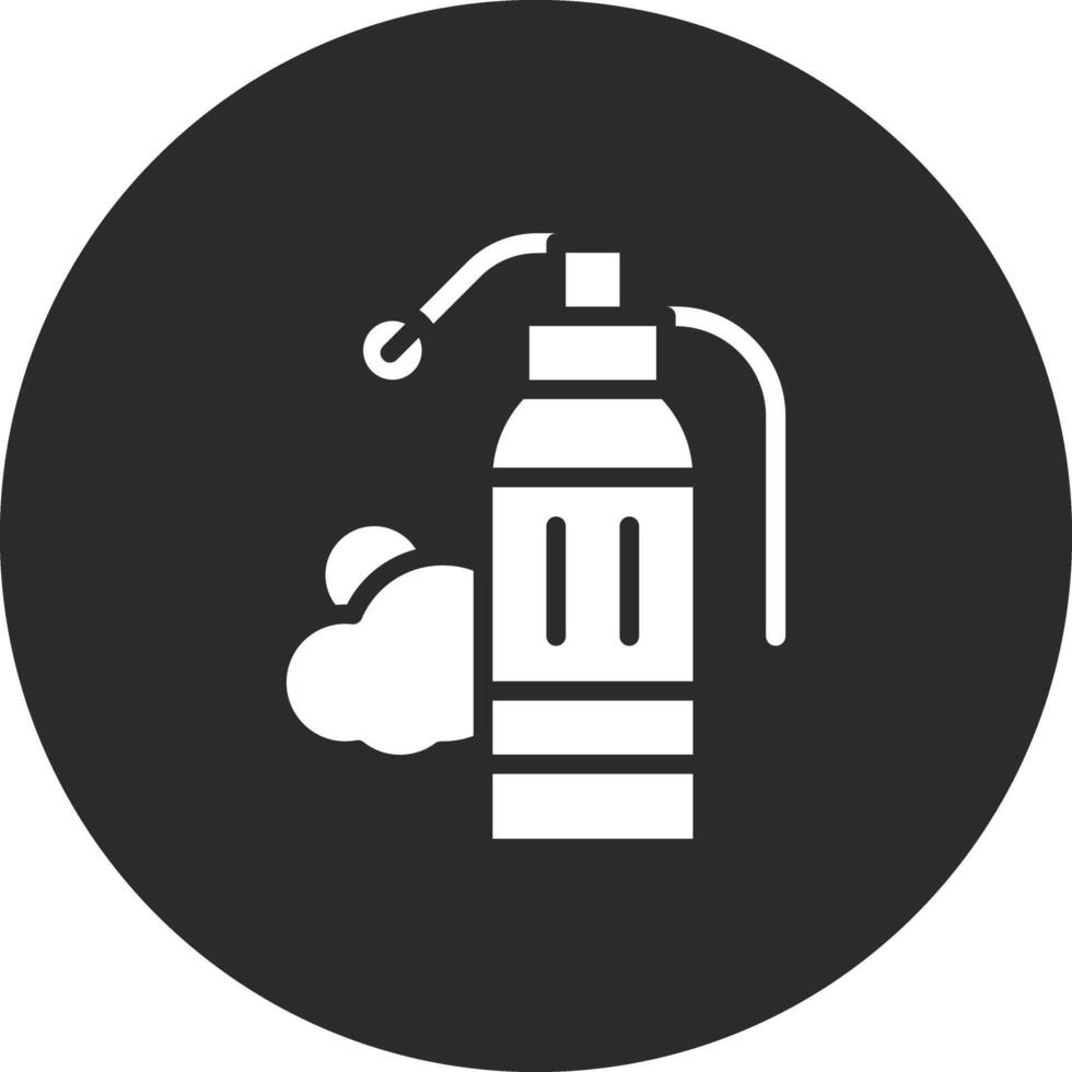 fumar granada vector icono