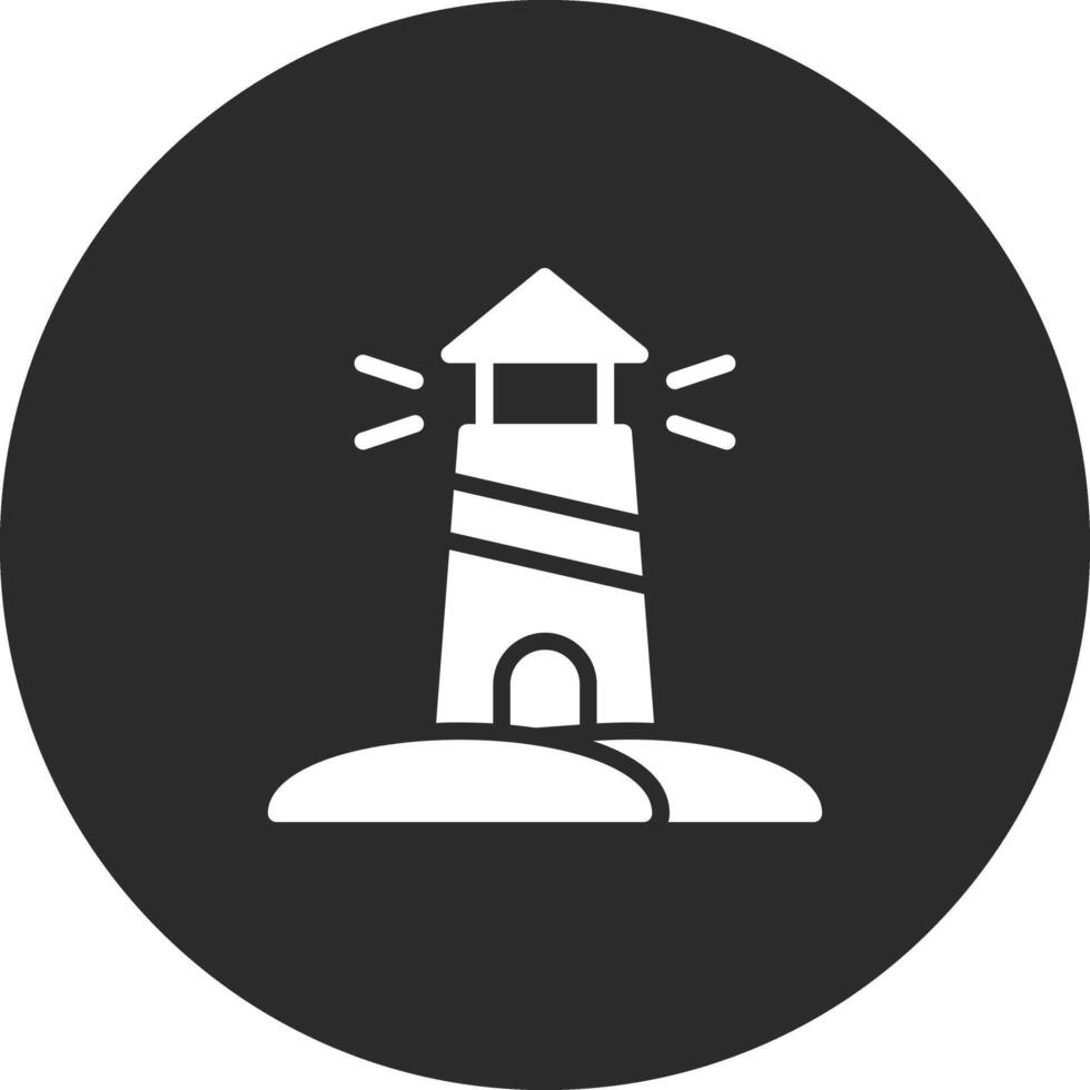 icono de vector de faro