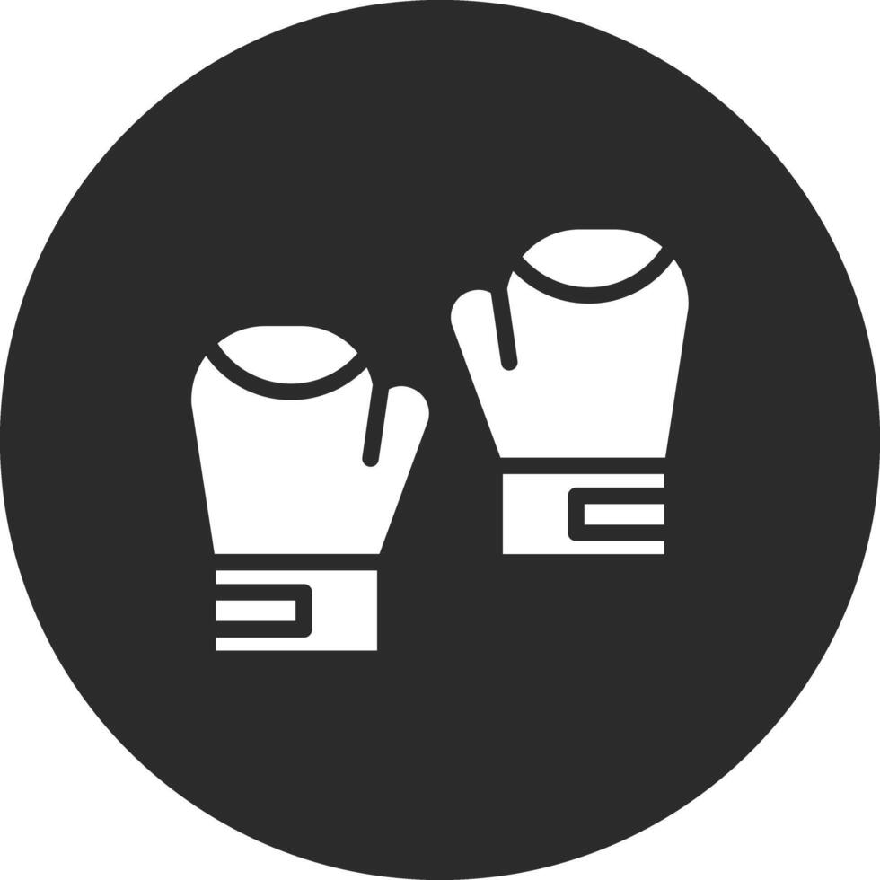 icono de vector de guantes de boxeo