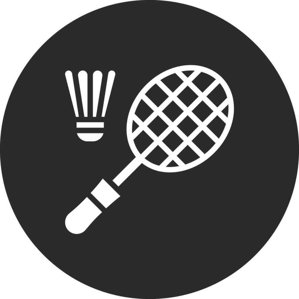 icono de vector de bádminton