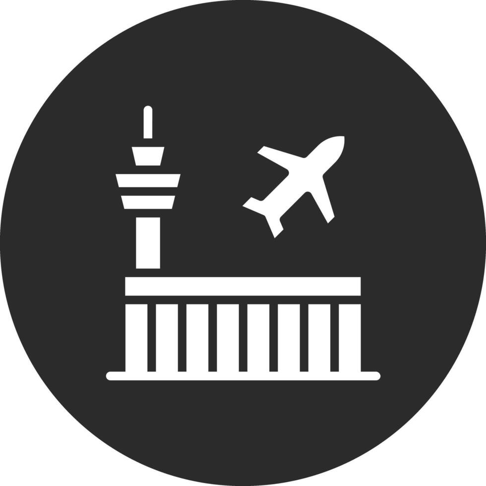 icono de vector de aeropuerto