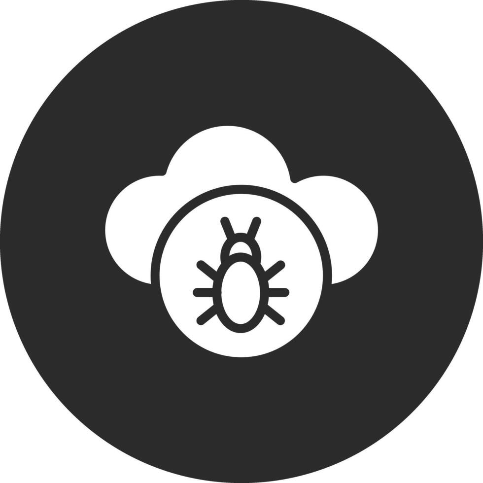 Infected Cloud Vector Icon