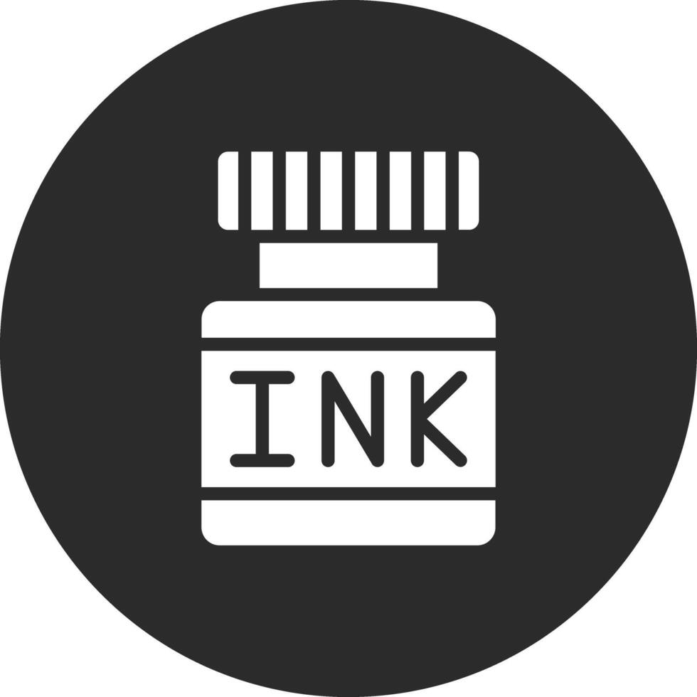 icono de vector de tinta