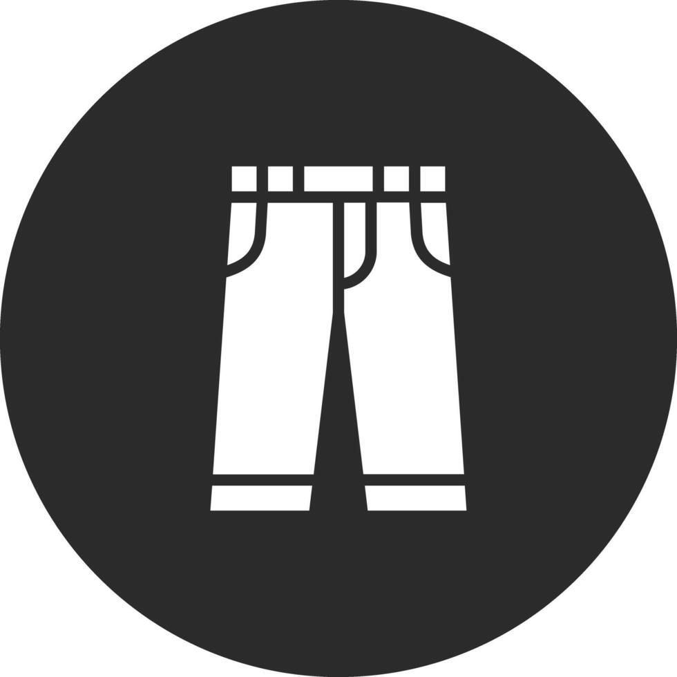 icono de vector de pantalones