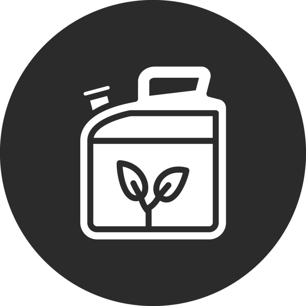 Biofuel Can Vector Icon