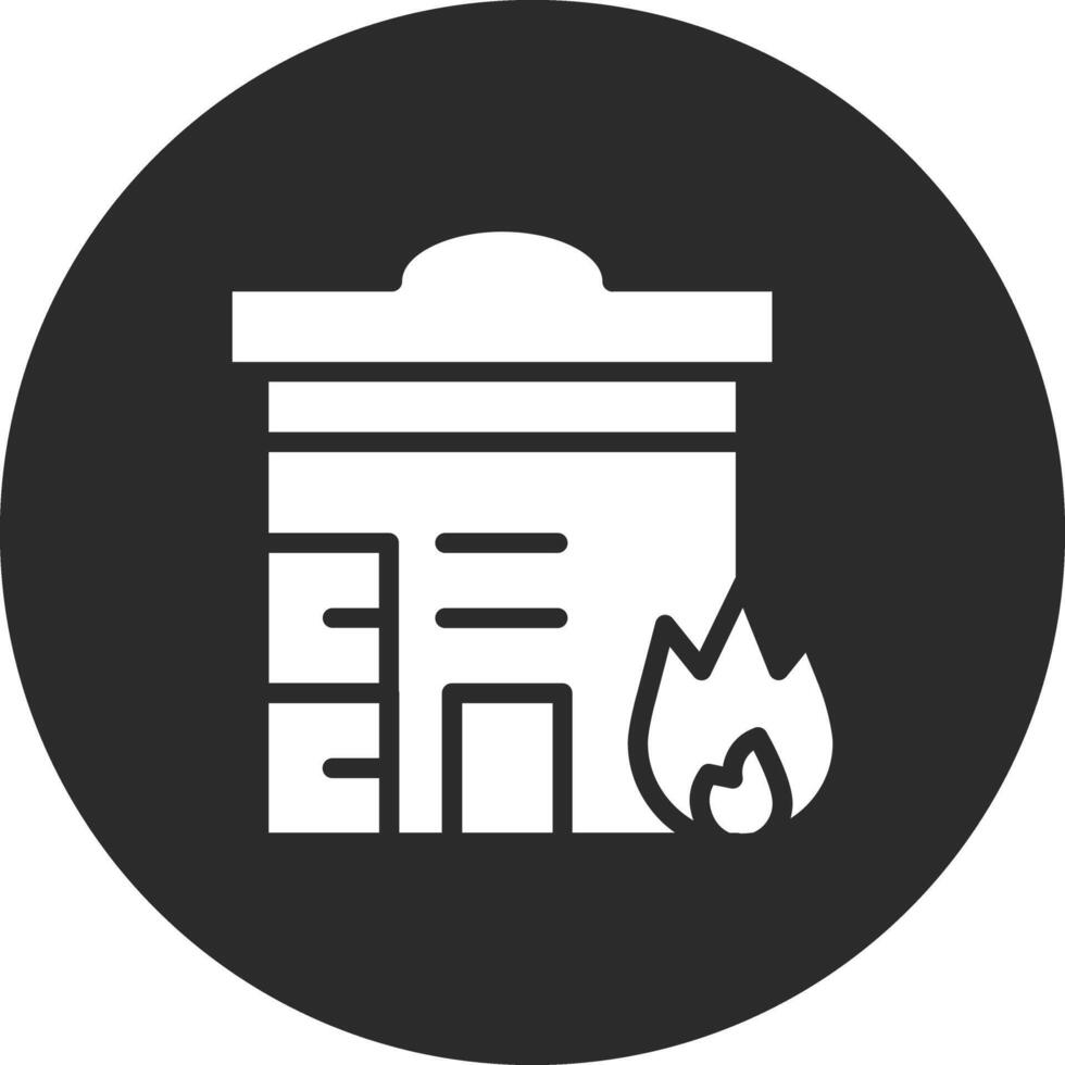 Building Fire Vector Icon