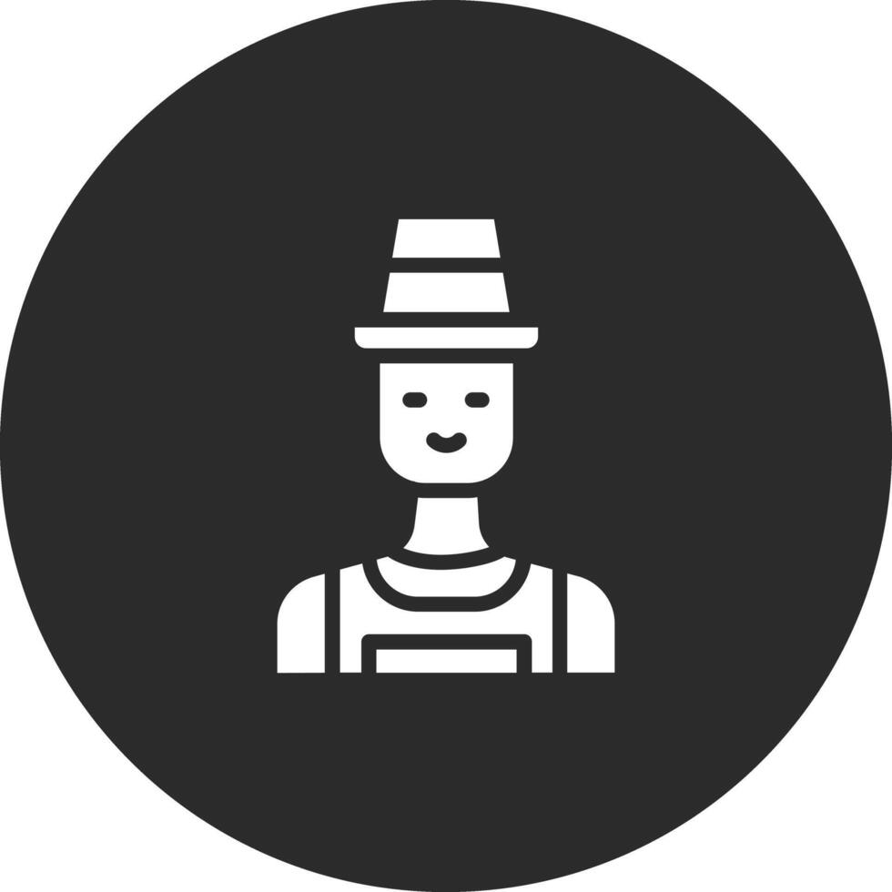 Male Farmer Vector Icon