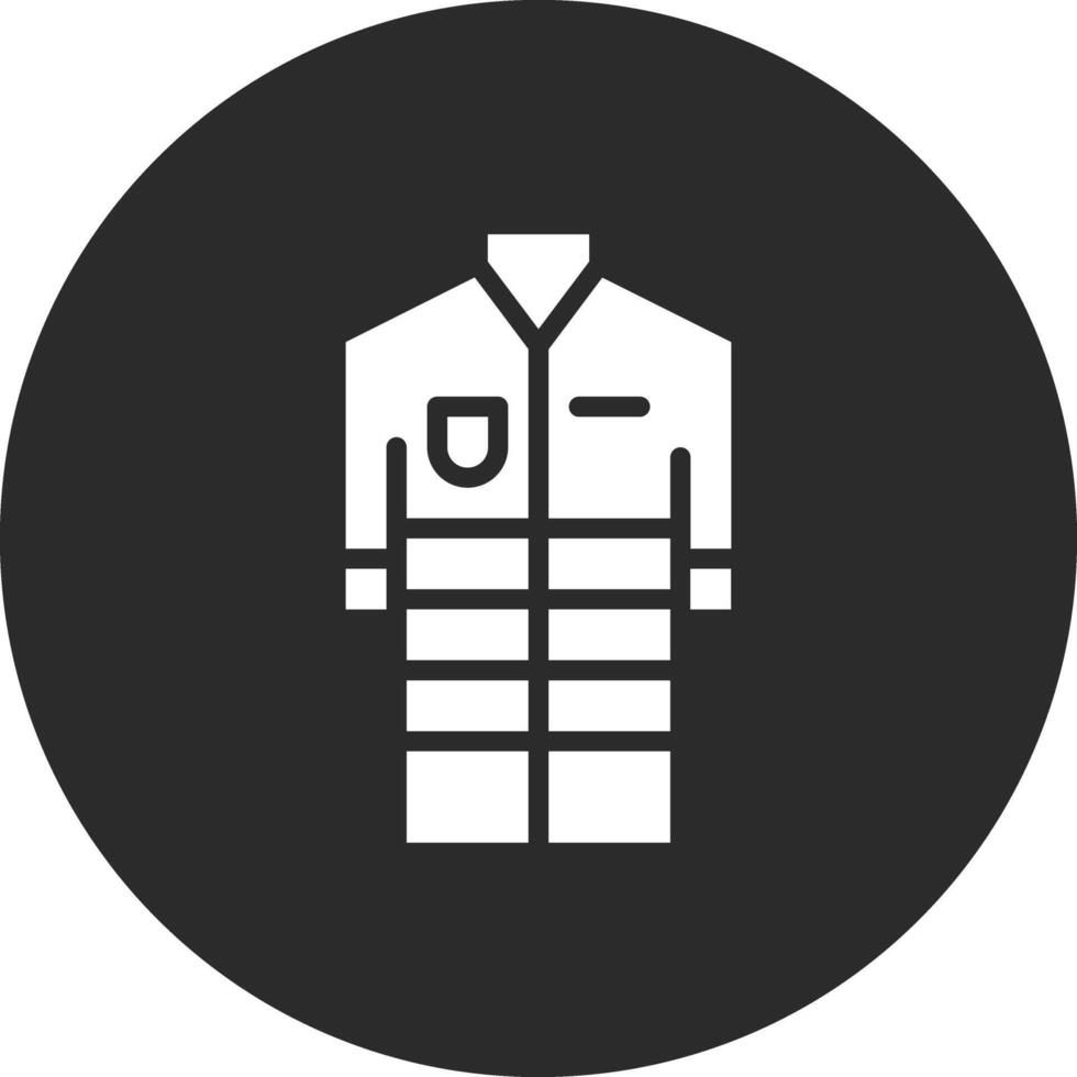 Firefighter Jacket Vector Icon