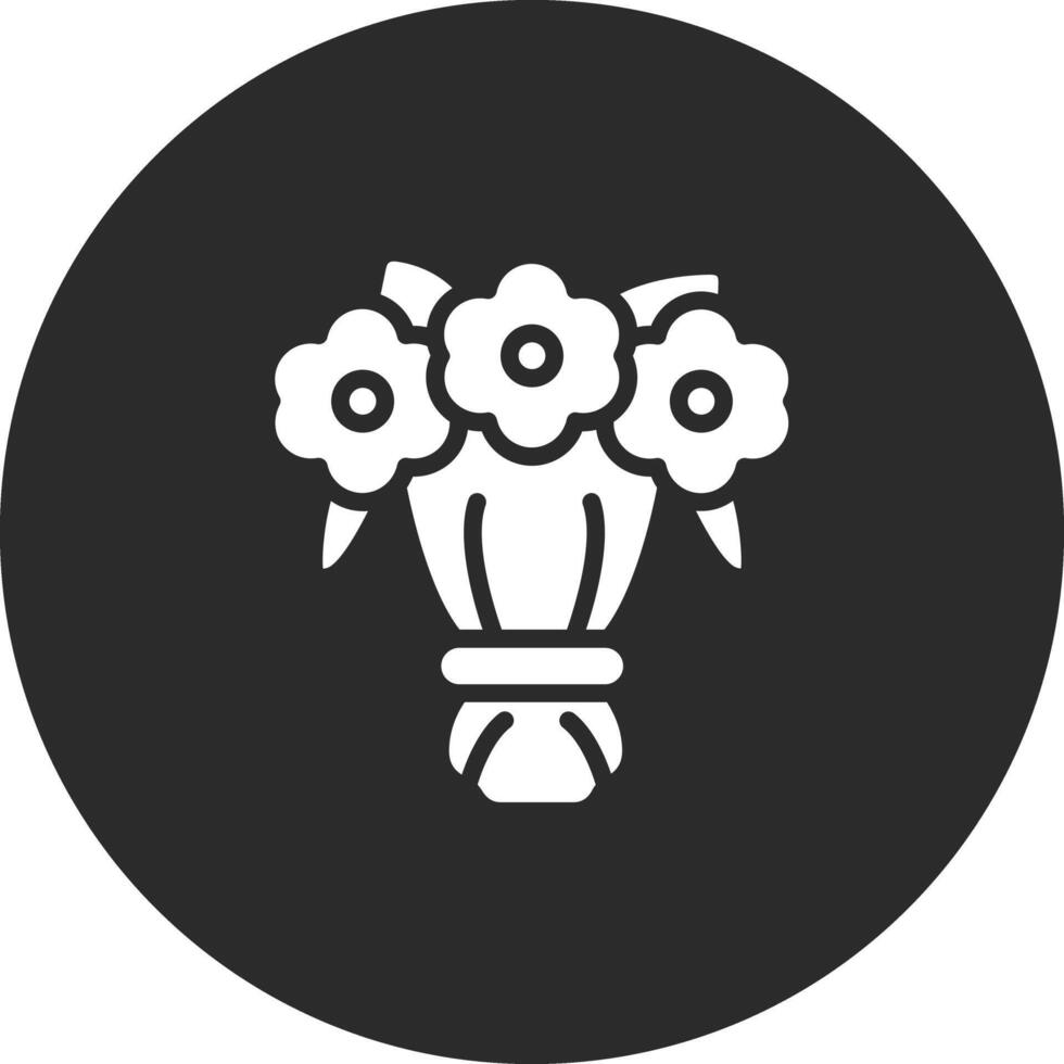 Flower Bouquet Vector Icon