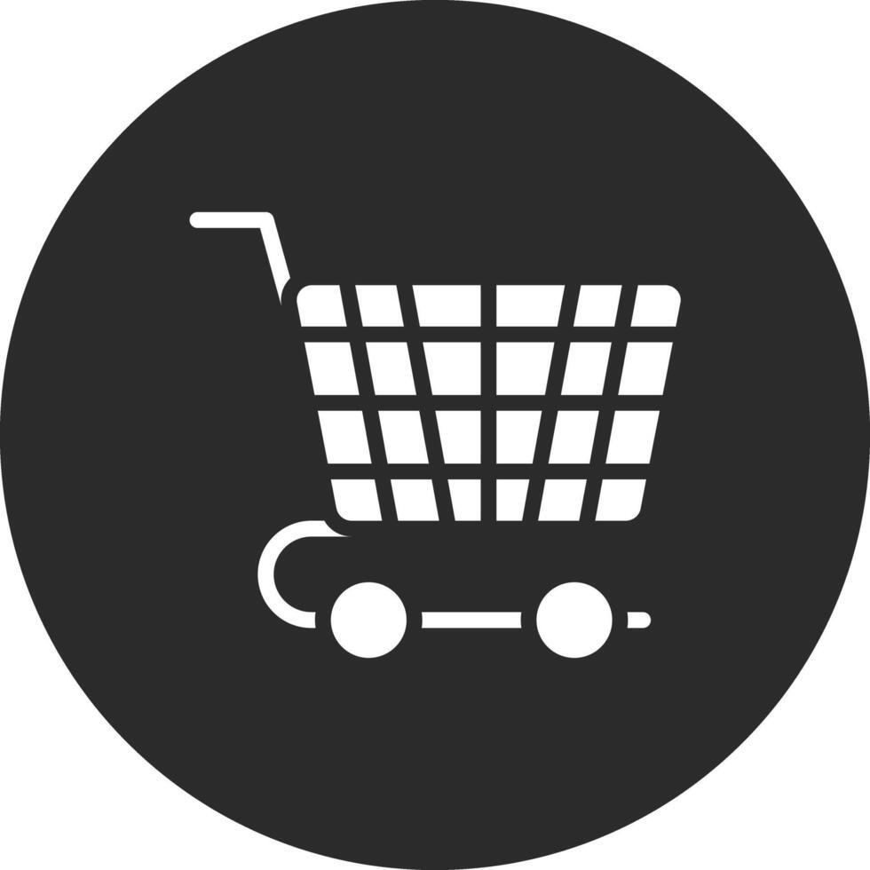 icono de vector de carrito de compras