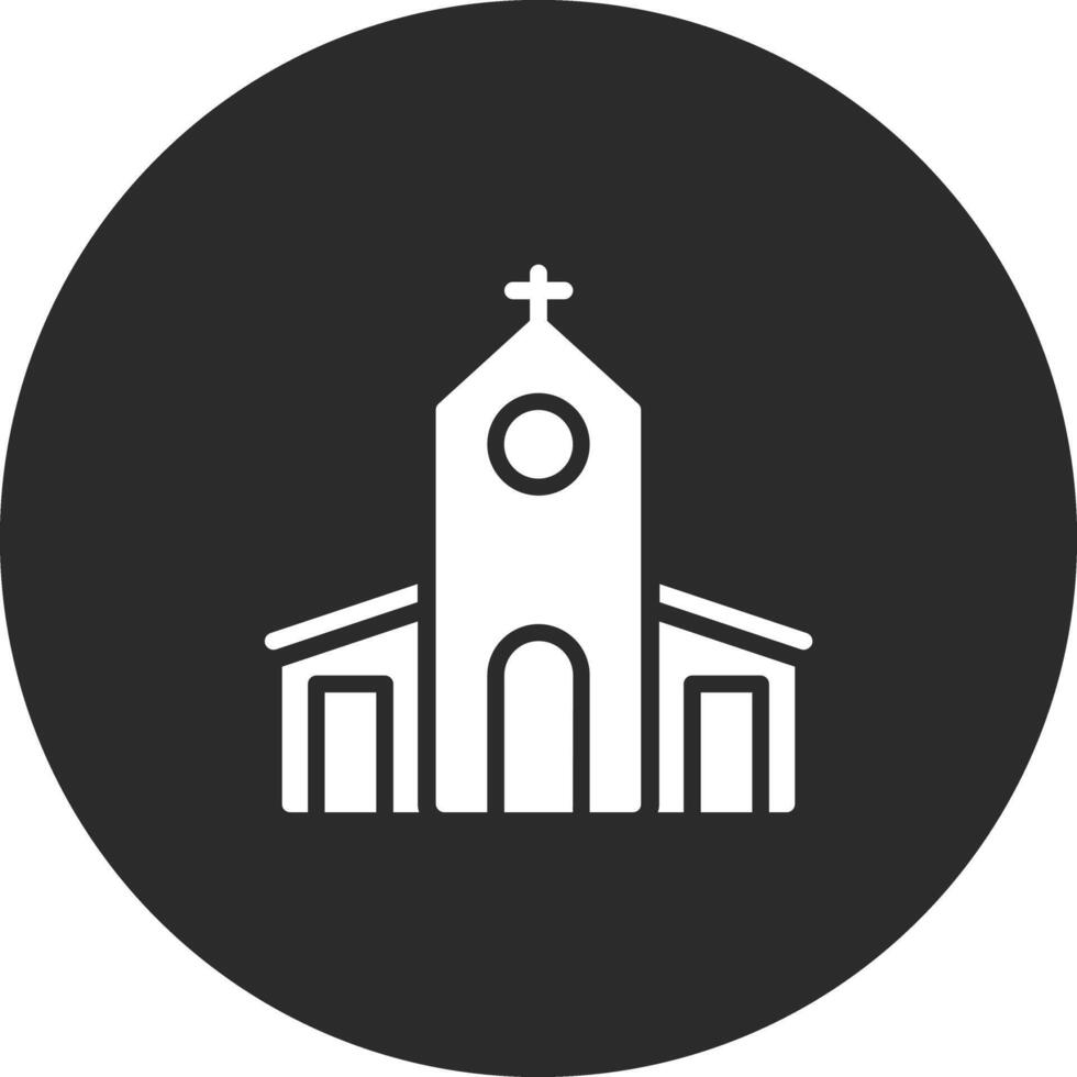 icono de vector de iglesia