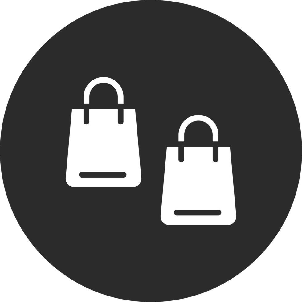 icono de vector de bolsa de compras