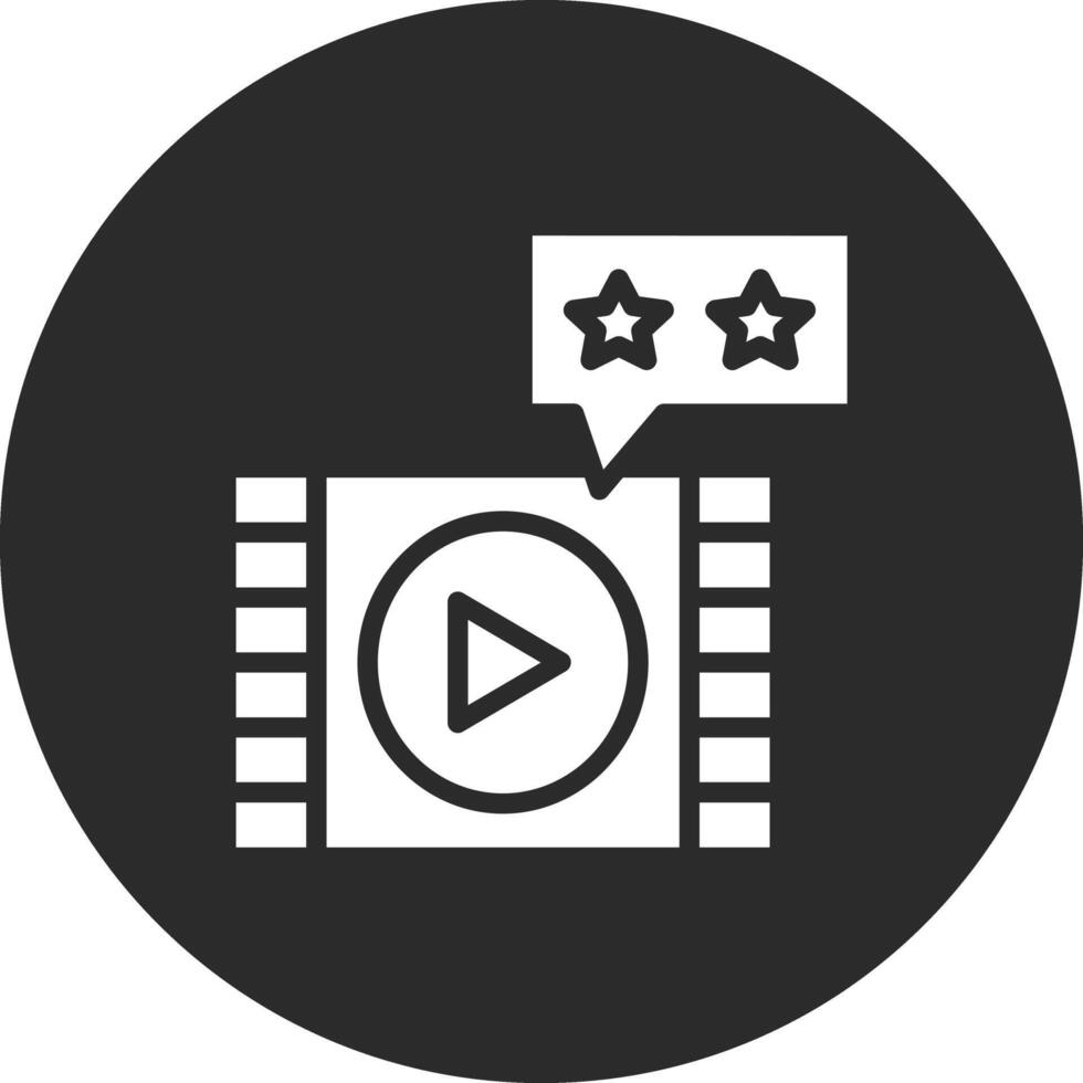 Movie Review Vector Icon