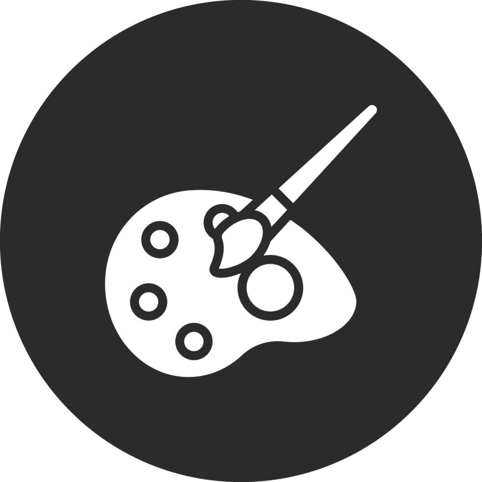 Paint Brush Pallete Vector Icon