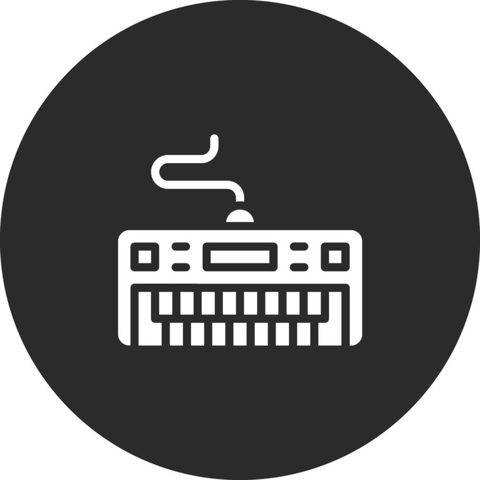 icono de vector de teclado de piano