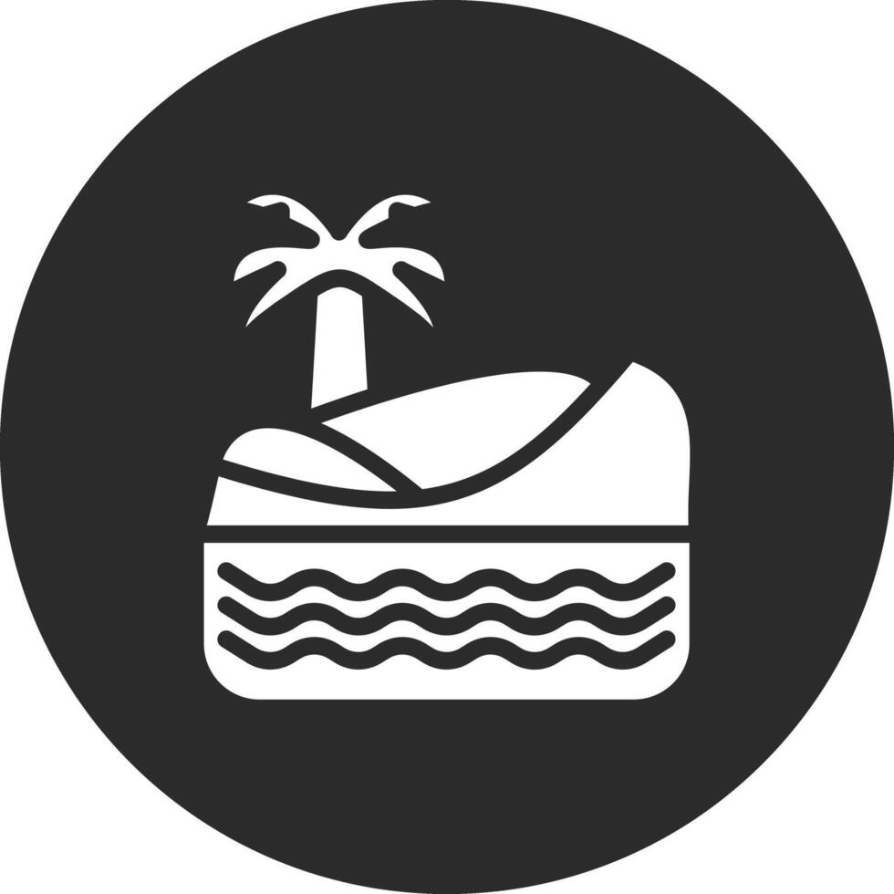 Desert Oasis Vector Icon
