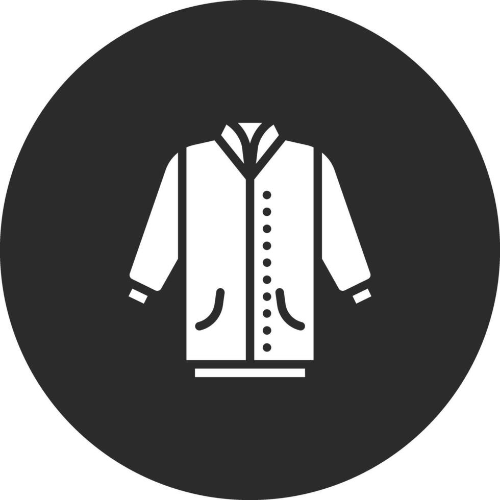 icono de vector de chaqueta