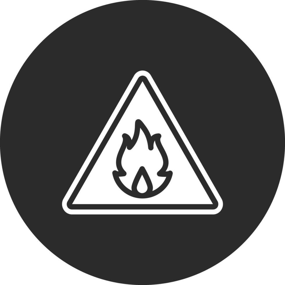 Flammable Vector Icon