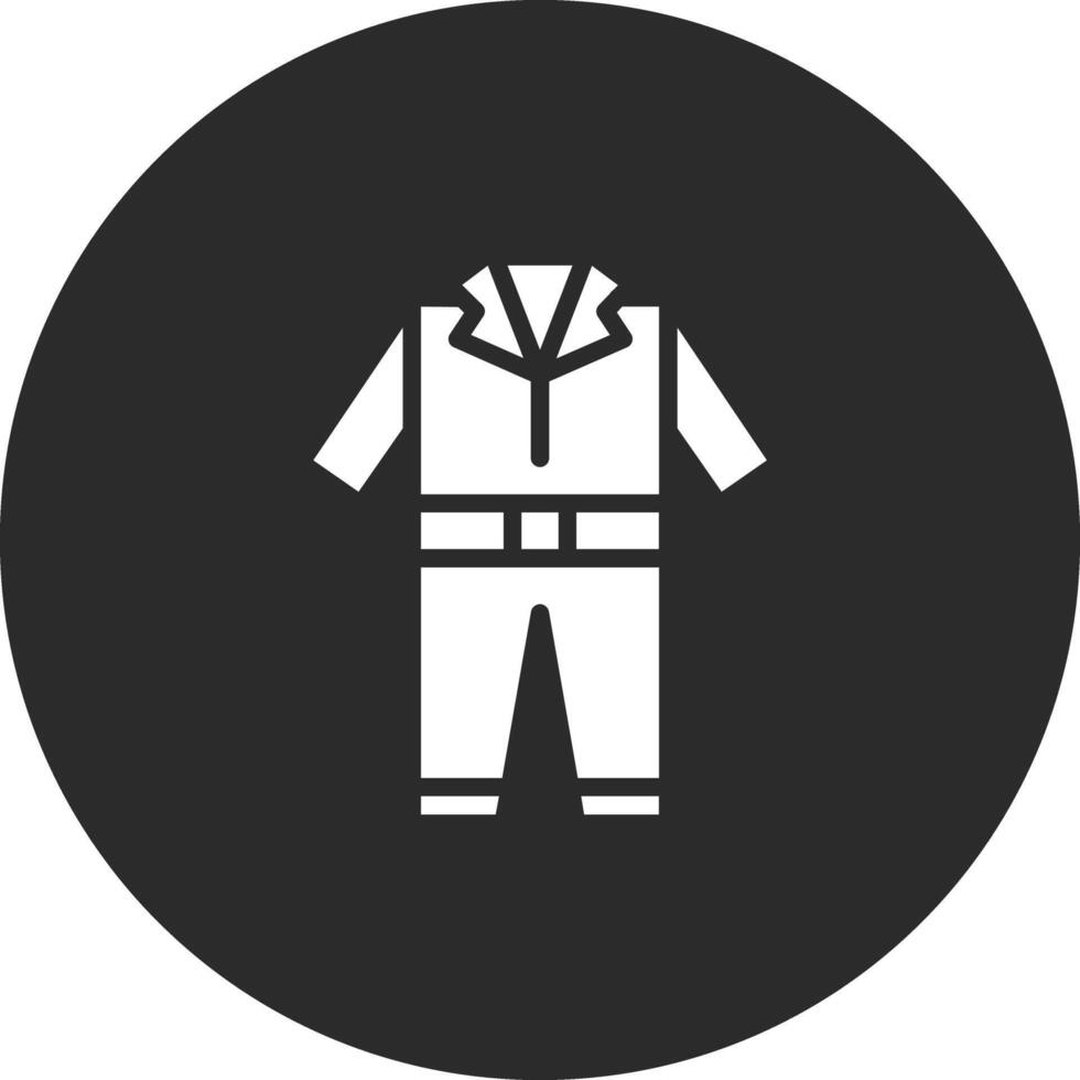 Coverall Clothes Vector Icon