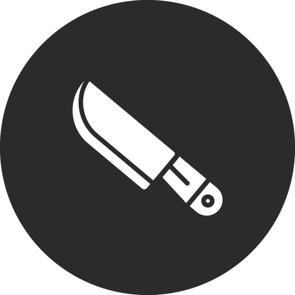 icono de vector de cuchillo