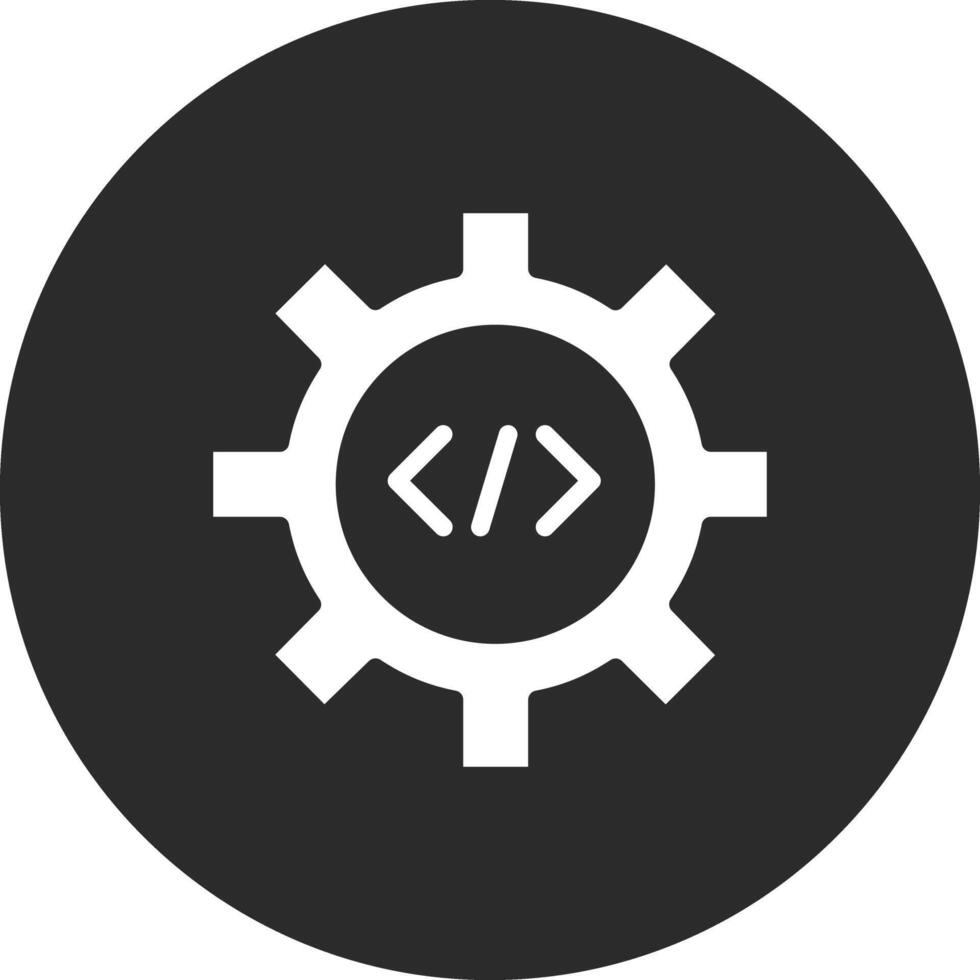 programación ajustes vector icono