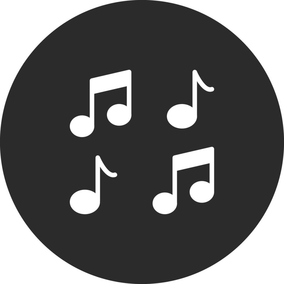 Musical Notes Vector Icon