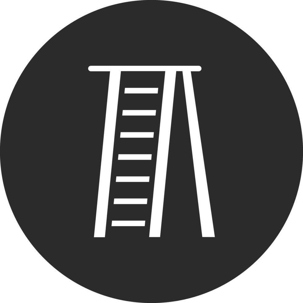 escalera de tijera vector icono