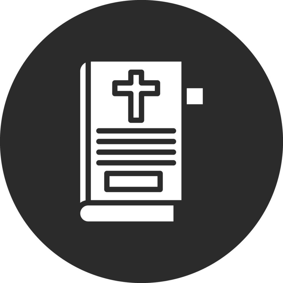 icono de vector de biblia