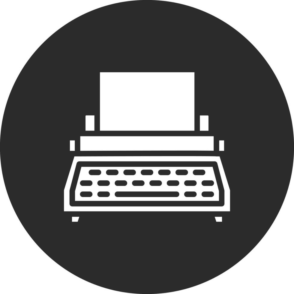 Typewriter Vector Icon