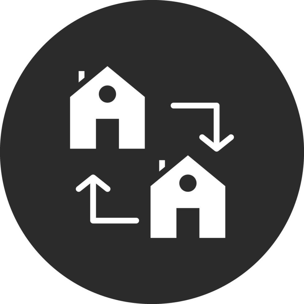 House Exchange Vector Icon