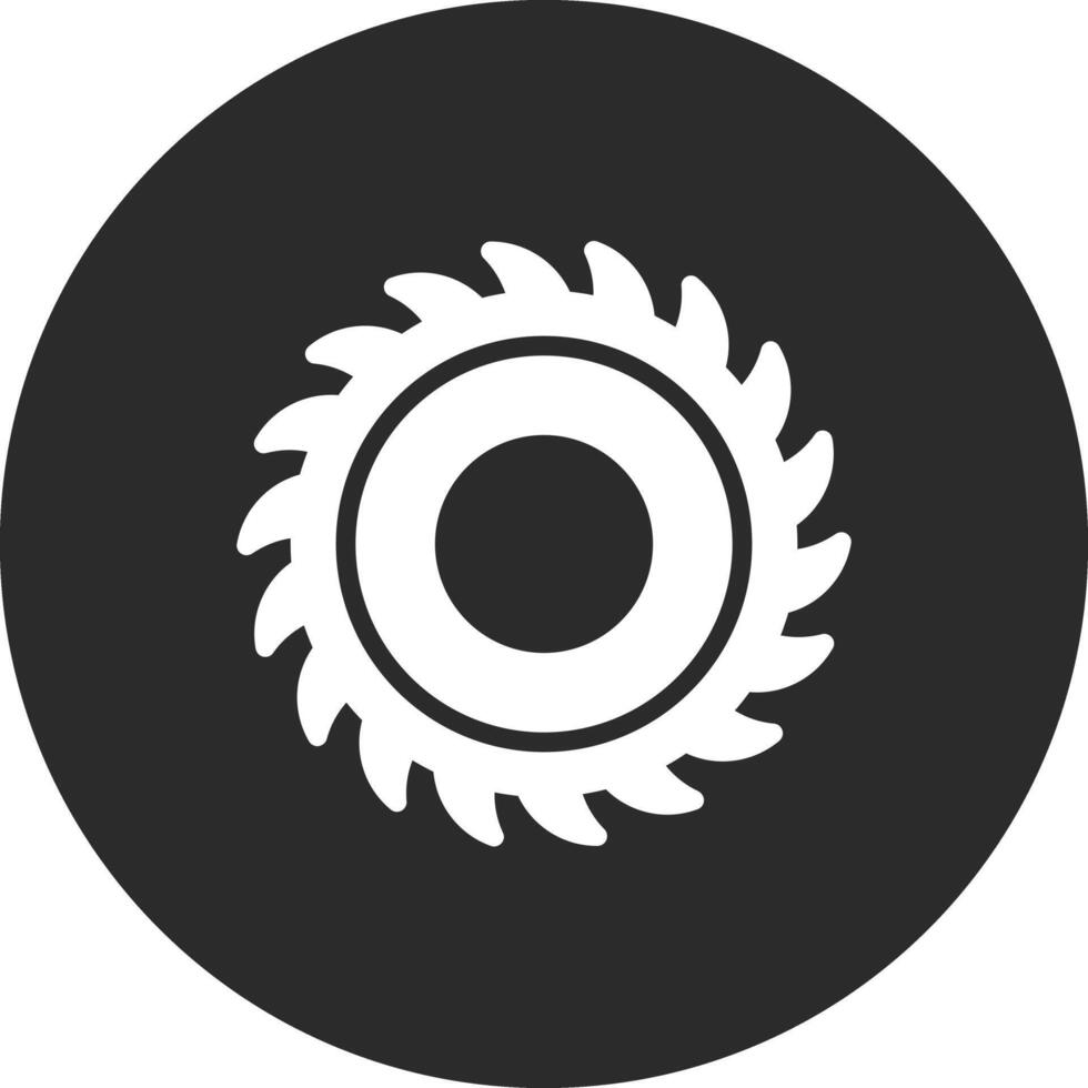 icono de vector de sierra circular