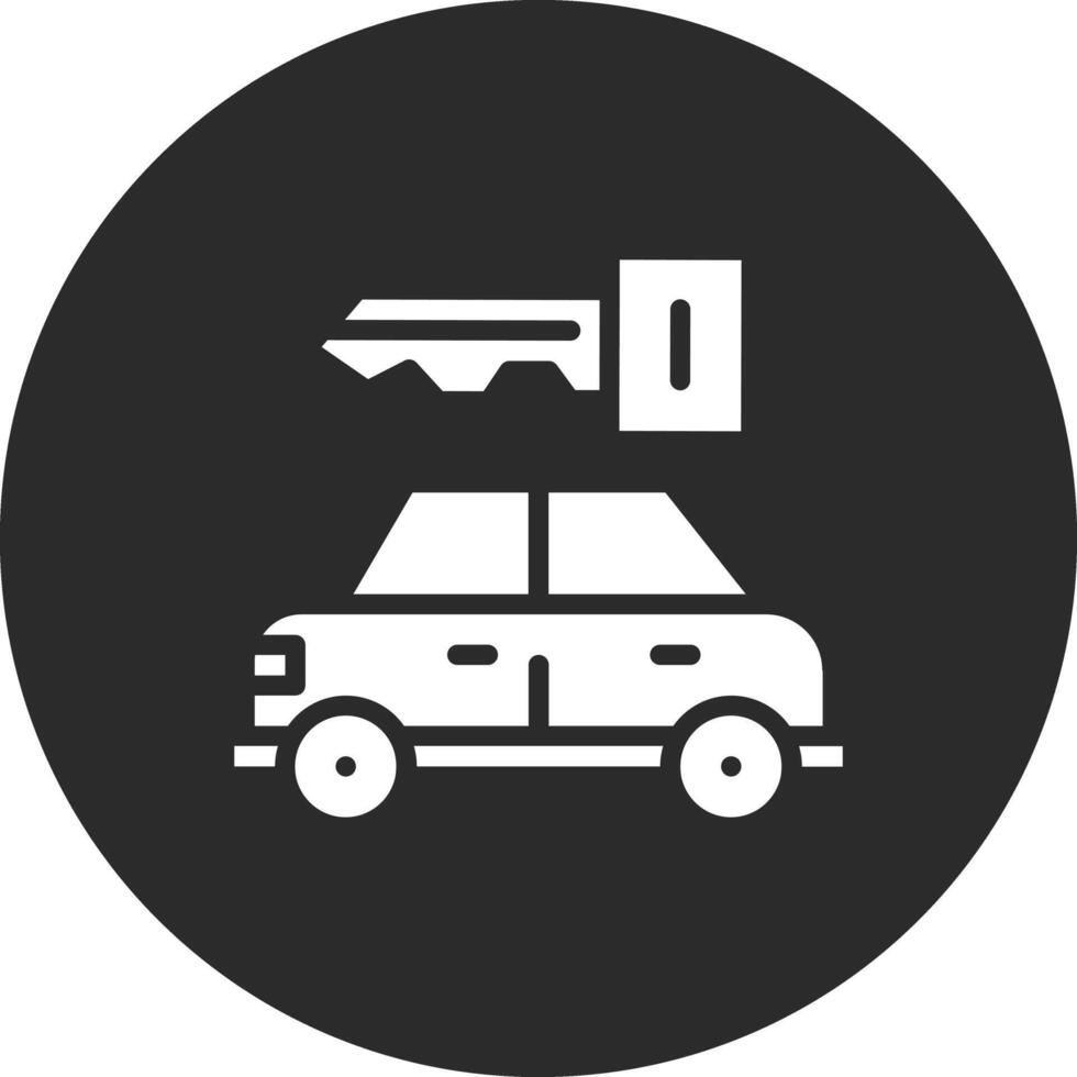 Rent Car Vector Icon