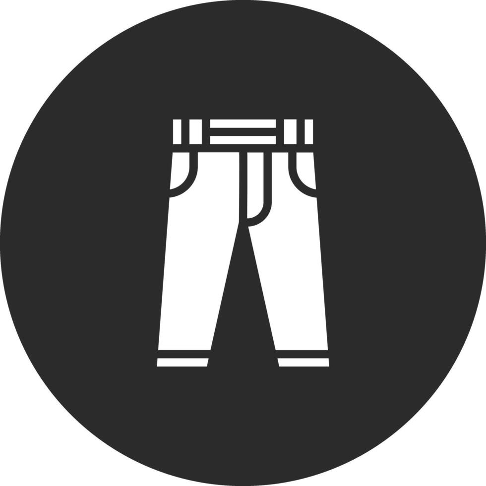 icono de vector de pantalones