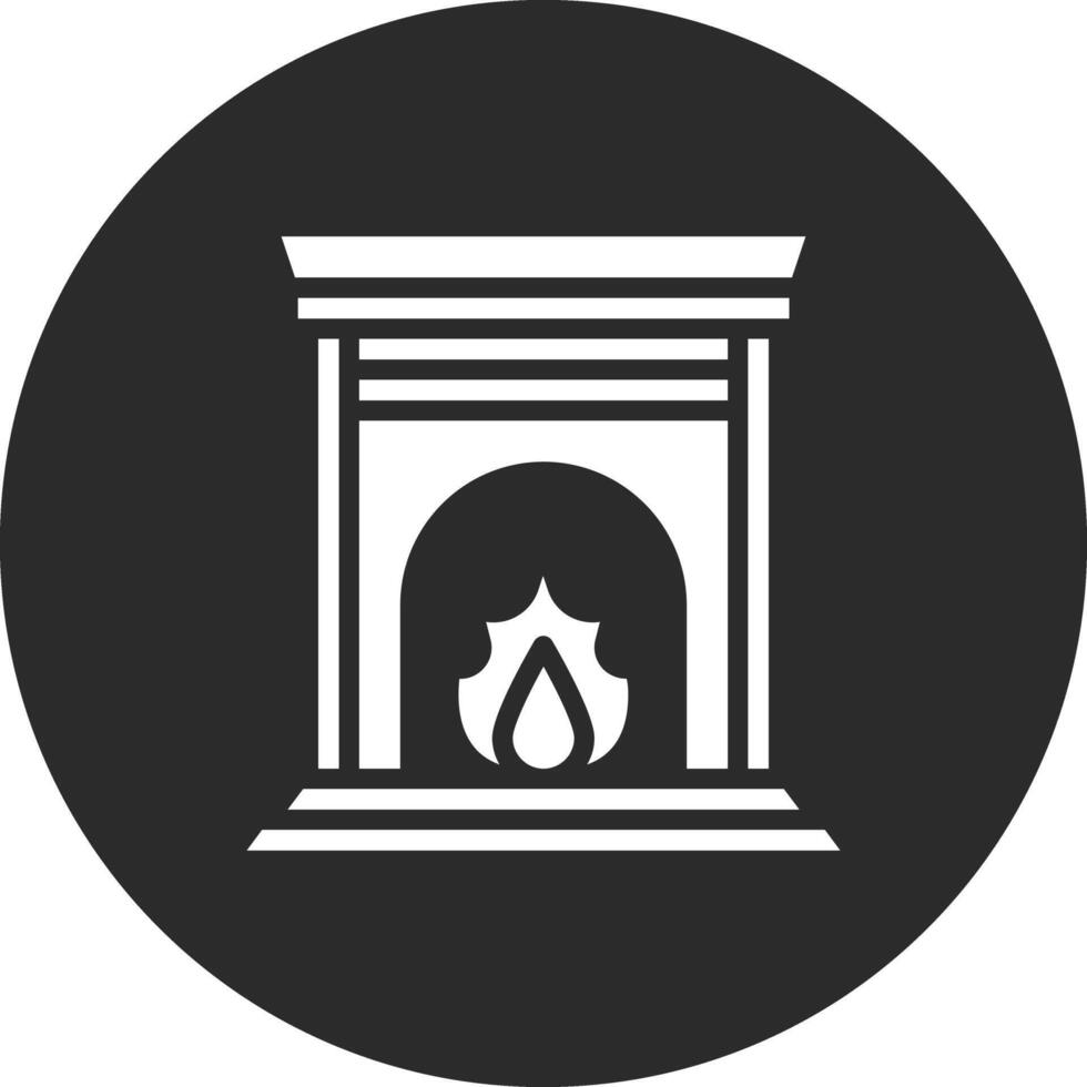 Fireplace Vector Icon