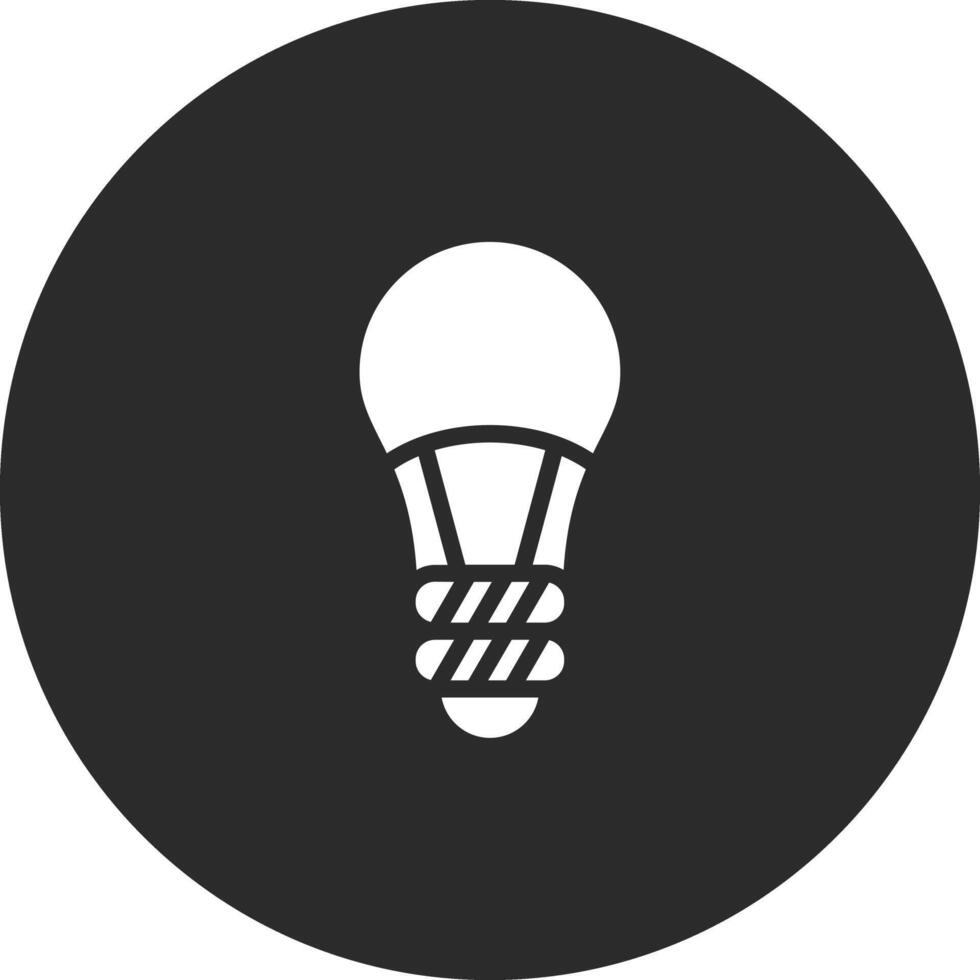 icono de vector de bombilla led