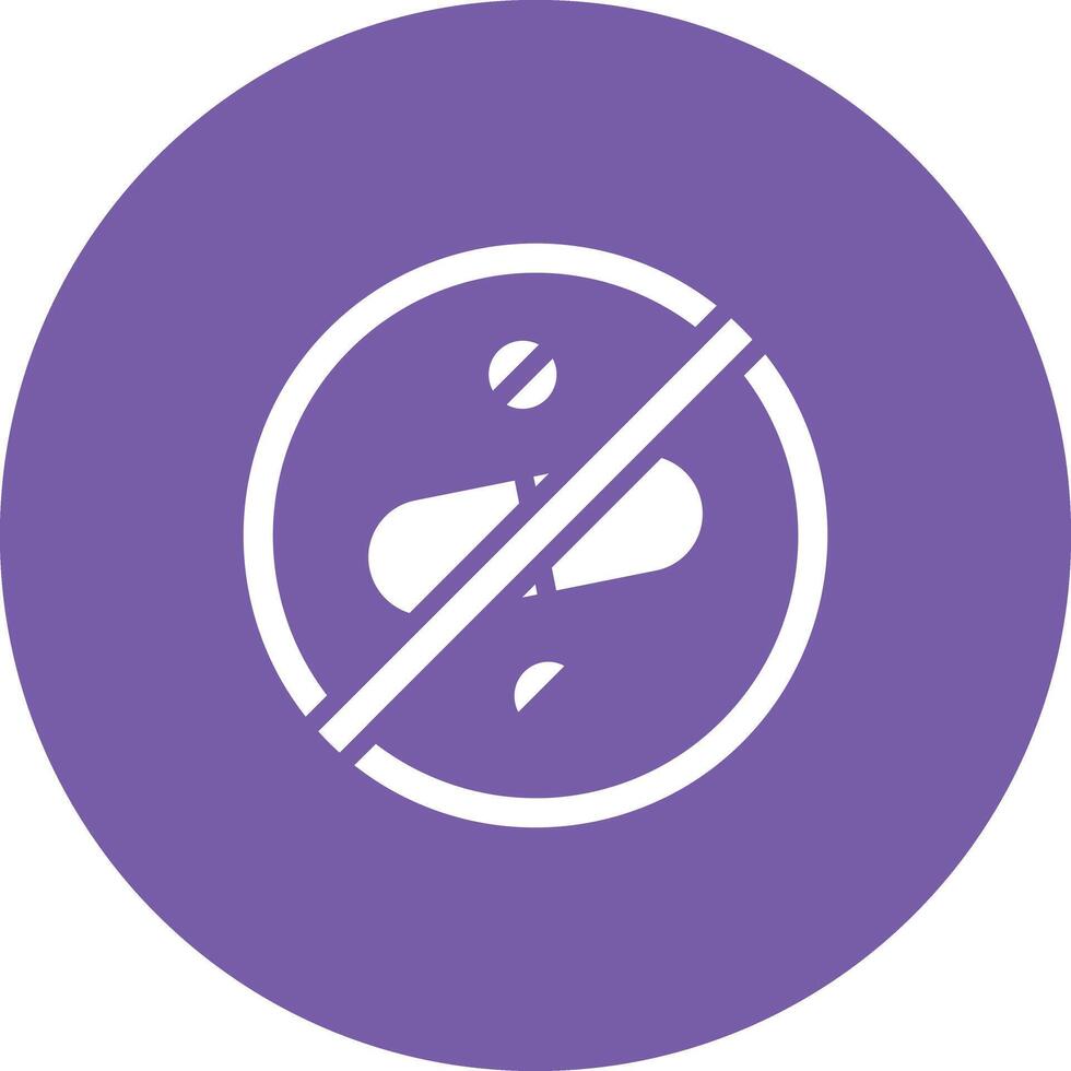 No Drugs Vector Icon