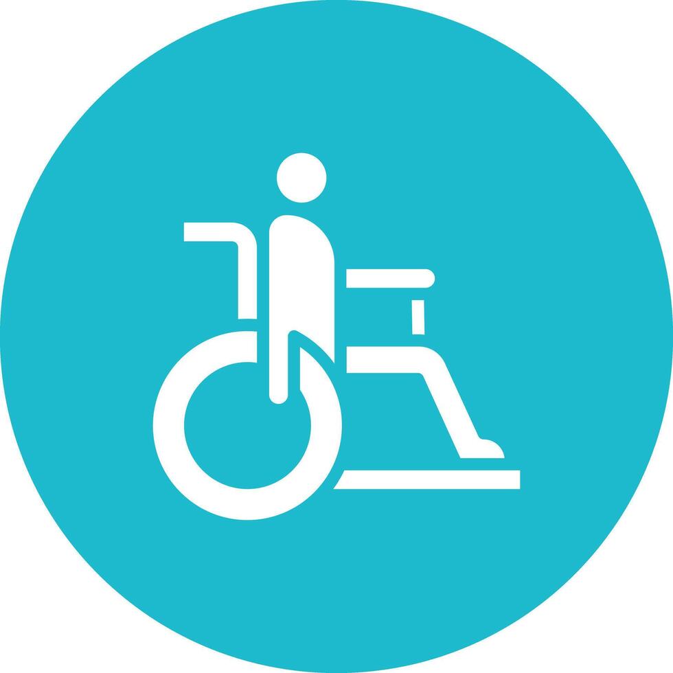 Disabled Person Vector Icon