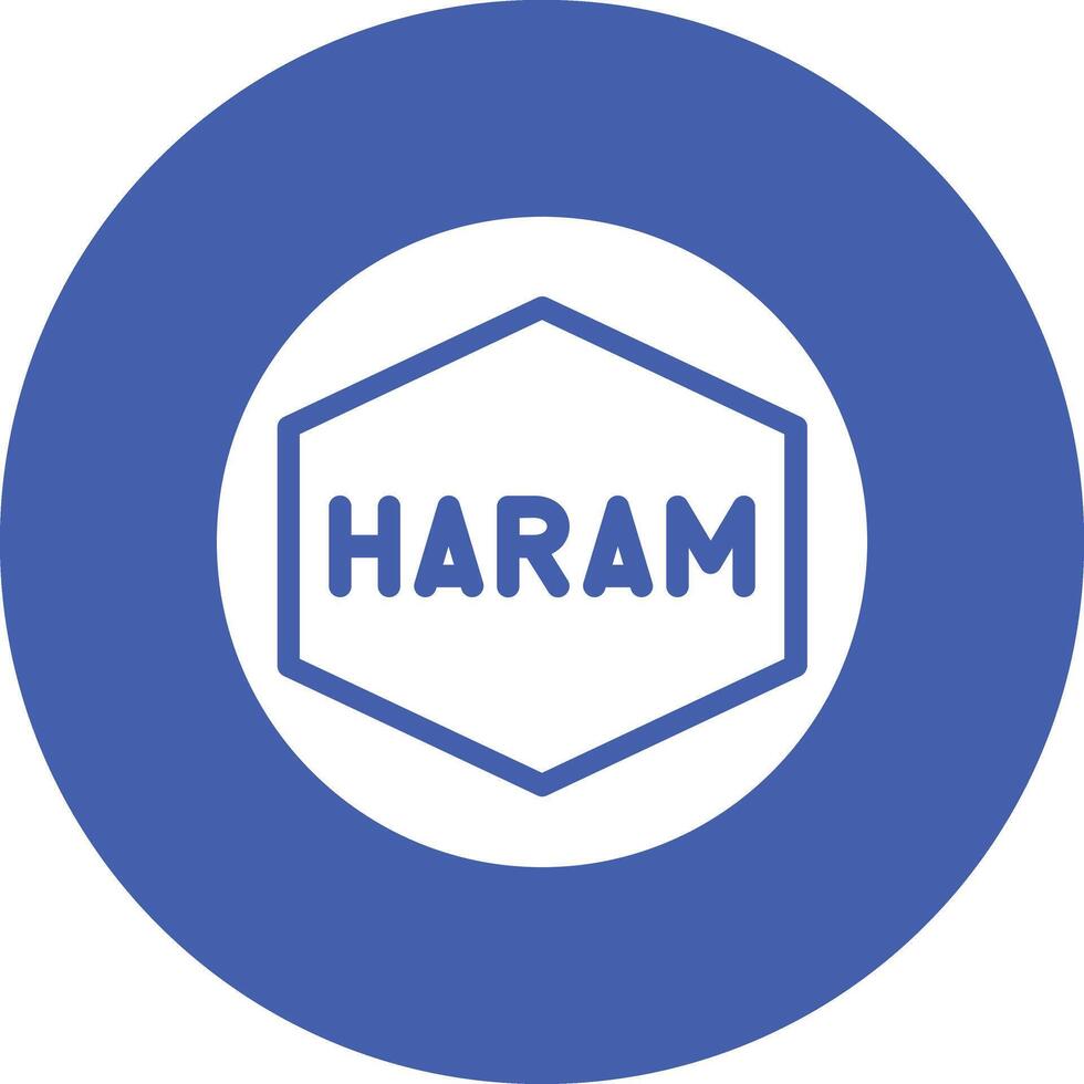 haram vector icono