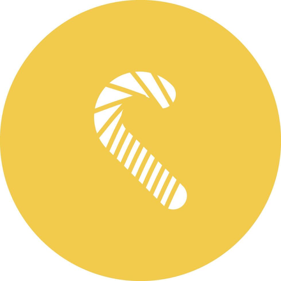 Candy Cane Vector Icon