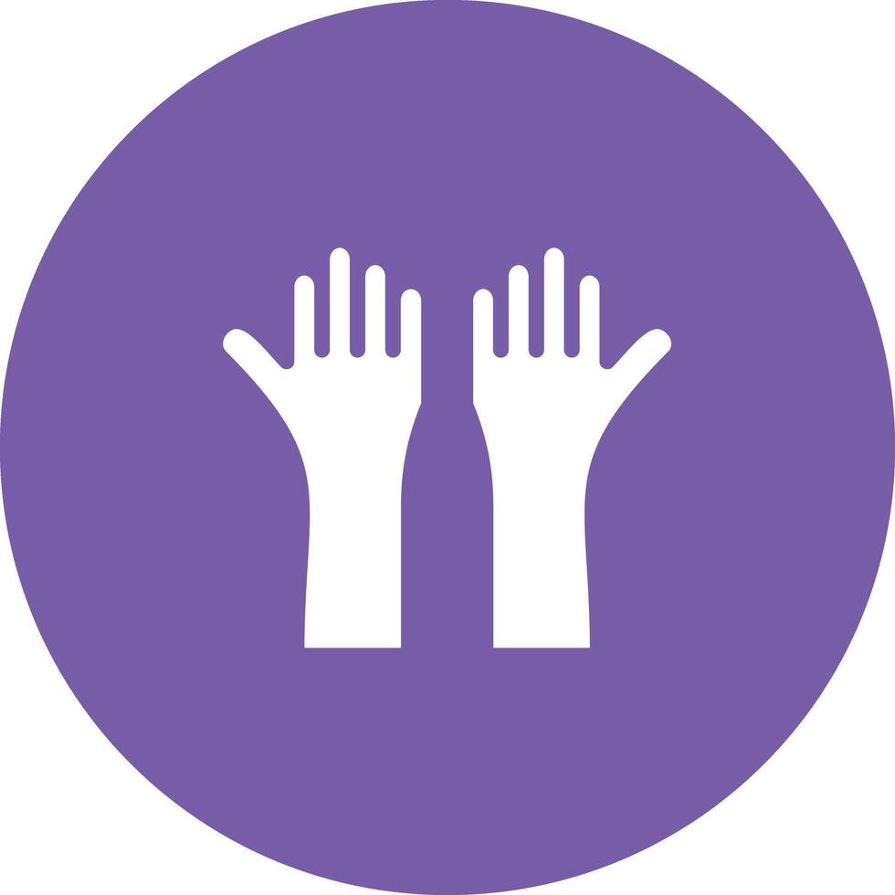 Raise Hand Vector Icon