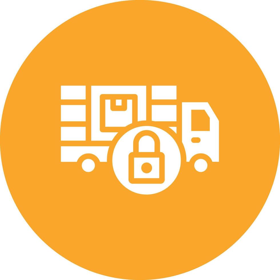 Locked Delivery Vector Icon